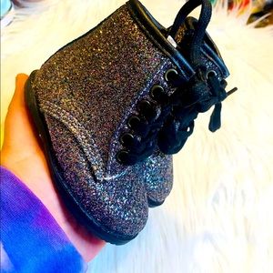 Glitter boots monkey feet